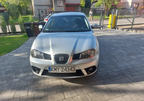 Seat Ibiza cena 11400 przebieg: 176336, rok produkcji 2008 z Myślenice małe 46